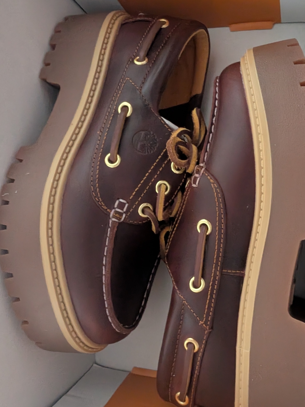 Timberland Brown Women’s Platform Boat Shoes